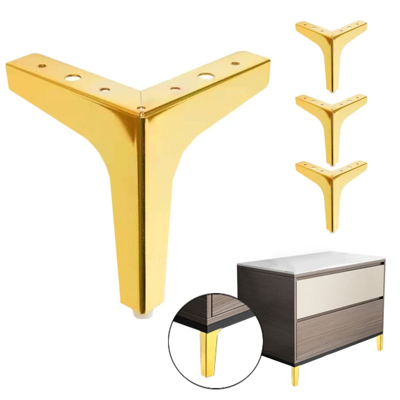 Gold Metallic Sofa Leg